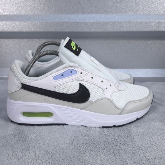 Authentic Nike Woman's / Air Max SC / Summit White-Black Volt / New Not BOX 8 - Picture 1 of 10